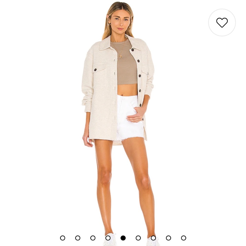 Knit Shacket by Sanctuary in Milk (Cream) Color - Size Small